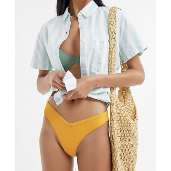 Urban Outfitters Other - Urban Outfitters out from under M yellow v front bikini bottoms PRICE FIRM